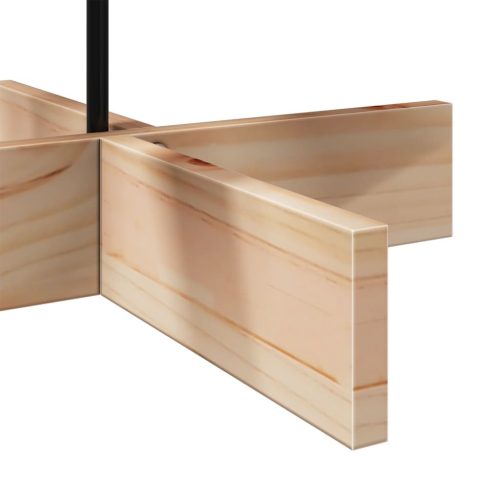  tömör fenyőfa karácsonyfa-dekoráció 100 cm