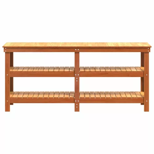  Munkapad Faggyú barna 181.5 x 50 x 80 cm Tömör fenyőfa