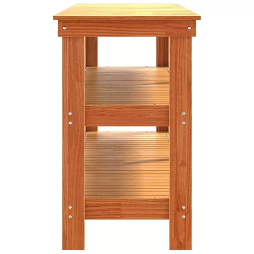  Munkapad Faggyú barna 181.5 x 50 x 80 cm Tömör fenyőfa