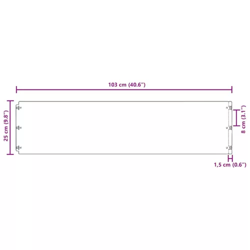  gyepszegélyek 20 db 25x103 cm flexibilis időjárásálló acél