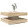  sonoma tölgy dohányzóasztal 360 fokban forgatható 70x70x34,5 cm