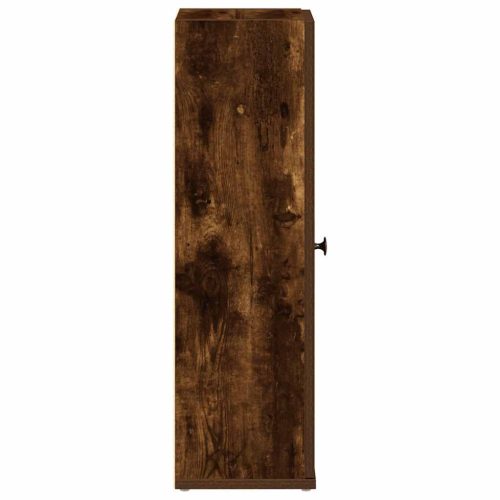  füstös tölgy fürdőszobaszekrény tekercstartóval 20,5x22x72 cm