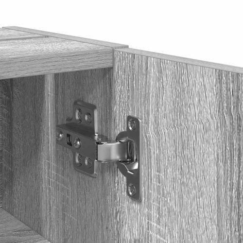  szürke sonoma fürdőszobaszekrény tekercstartóval 20,5x22x72 cm