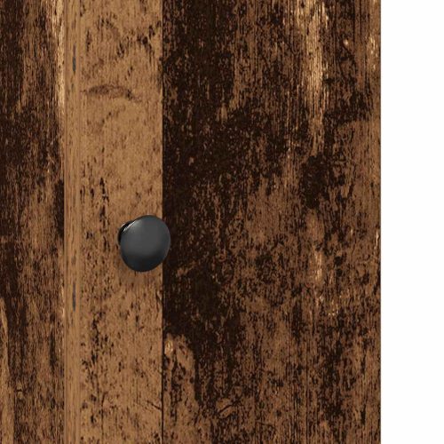  antik fa színű fürdőszobaszekrény tekercstartóval 20,5x22x72 cm