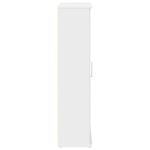  fehér fürdőszobaszekrény tekercstartóval 39x22x90 cm