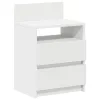  fehér éjjeliszekrény 2 fiókkal 40x33x60 cm