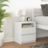  fehér éjjeliszekrény 2 fiókkal 40x33x60 cm