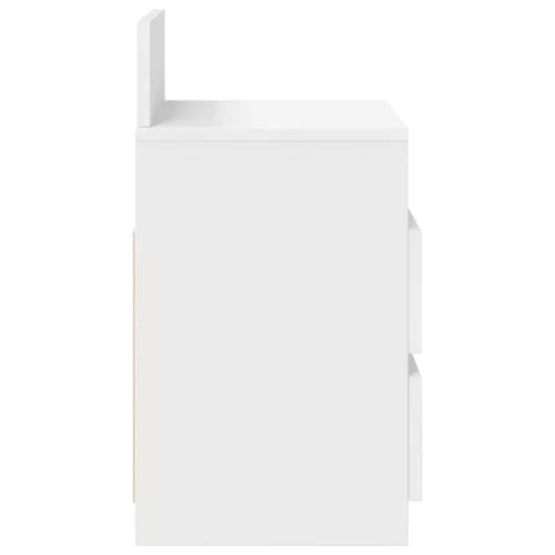  fehér éjjeliszekrény 2 fiókkal 40x33x60 cm