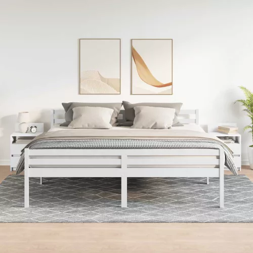  2 db fehér éjjeliszekrény 2 fiókkal 40x33x60 cm