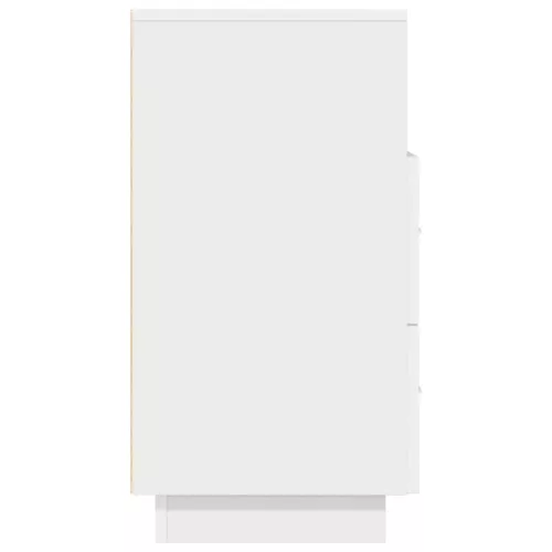  fehér éjjeliszekrény 2 fiókkal 36x36x68 cm