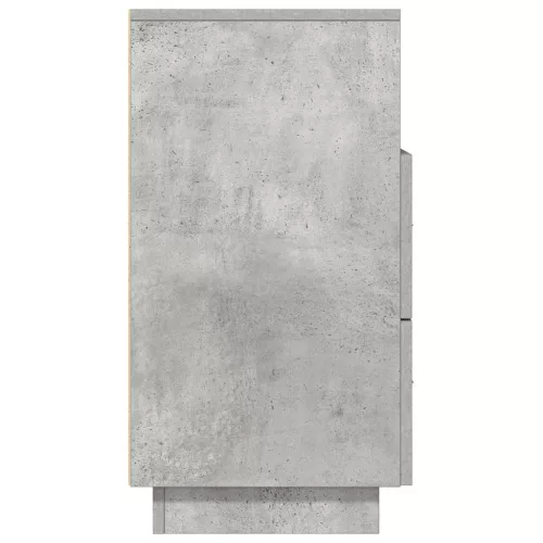  2 db betonszürke éjjeliszekrény 2 fiókkal 36x36x68 cm