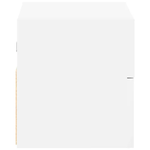  2 db fehér falra szerelhető éjjeliszekrény 45 x 26 x 28,5 cm