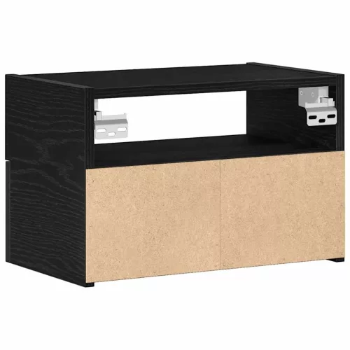  fekete falra szerelhető éjjeliszekrény 45 x 26 x 28,5 cm