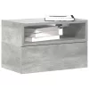 2 db betonszürke falra szerelhető éjjeliszekrény 45x26x28,5 cm