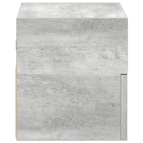  2 db betonszürke falra szerelhető éjjeliszekrény 45x26x28,5 cm