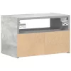  2 db betonszürke falra szerelhető éjjeliszekrény 45x26x28,5 cm