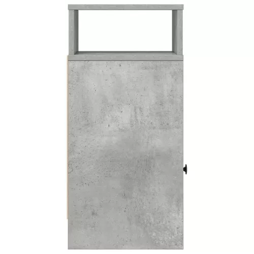  2 db betonszürke éjjeliszekrény fiókkal 25 x 31 x 66 cm