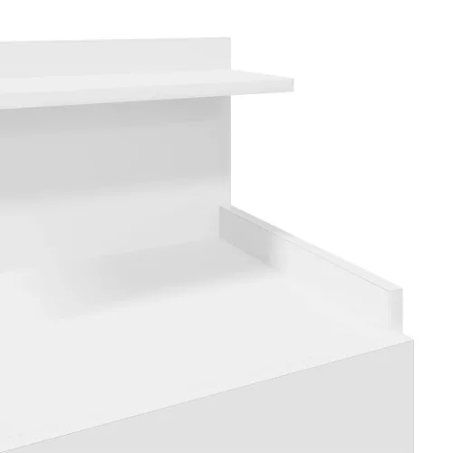  fehér éjjeliszekrény 2 fiókkal 40x36,5x62 cm