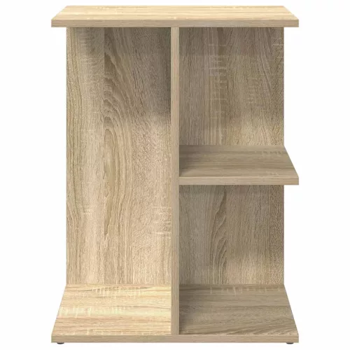  2 db sonoma tölgy színű szerelt fa éjjeliszekrény 46,5x29x61 cm