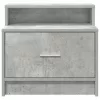  2 db betonszürke éjjeliszekrény fiókkal 51 x 31 x 47 cm