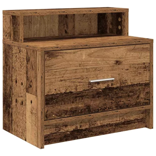  éjjeliszekrények fiókkal 2 db régi fa 51 x 31 x 47 cm
