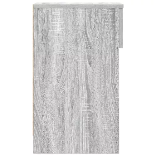  szürke sonoma színű éjjeliszekrény fiókkal 20 x 36 x 60 cm