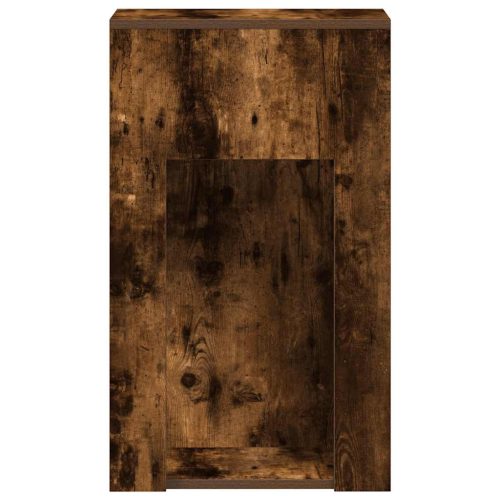  Számítógépes toronyállvány fiókkal füstölt tölgy 30x44x74 cm