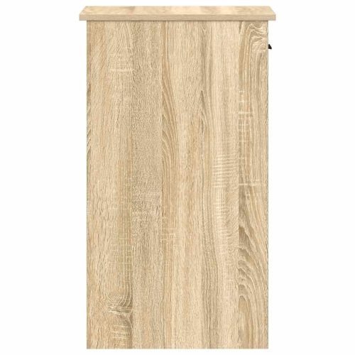  számítógépes toronyállvány fiókkal sonoma tölgy 35x45x77 cm