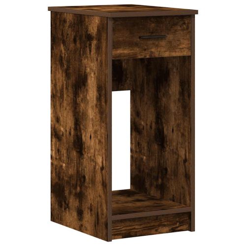  Számítógépes toronyállvány fiókkal füstölt tölgy 35x45x77 cm