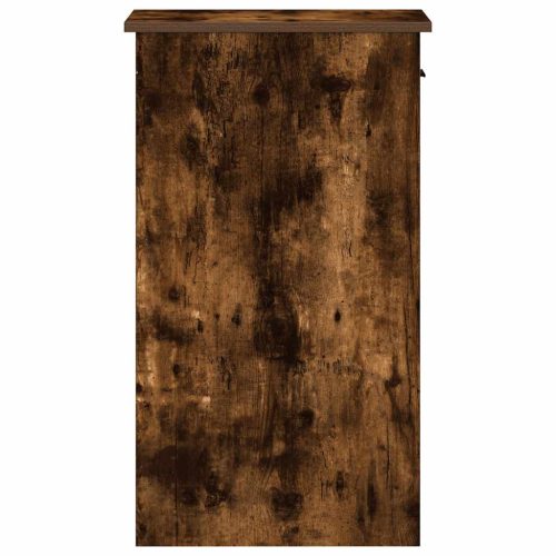  Számítógépes toronyállvány fiókkal füstölt tölgy 35x45x77 cm