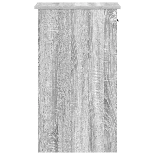  számítógépes toronyállvány fiókkal Szürke Sonoma 35x45x77 cm