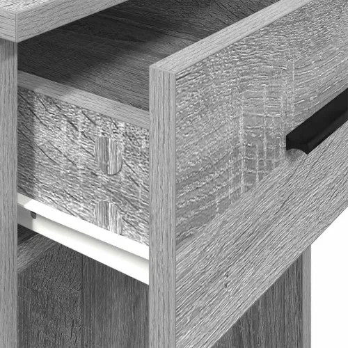  számítógépes toronyállvány fiókkal Szürke Sonoma 35x45x77 cm