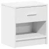  fehér éjjeliszekrény fiókkal 39x28x41 cm