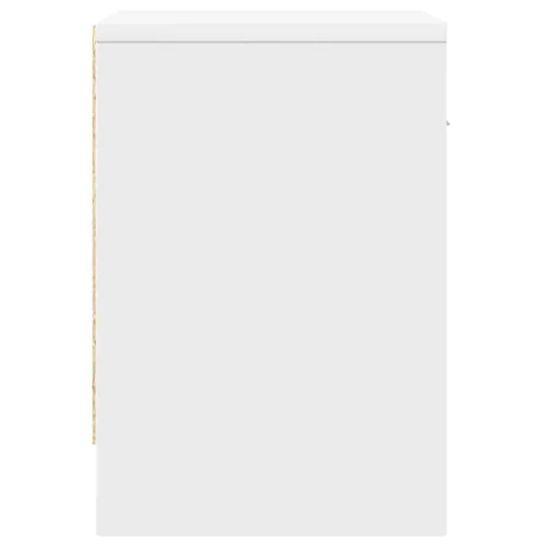  fehér éjjeliszekrény fiókkal 39x28x41 cm