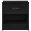  fekete éjjeliszekrény fiókkal 39x28x41 cm