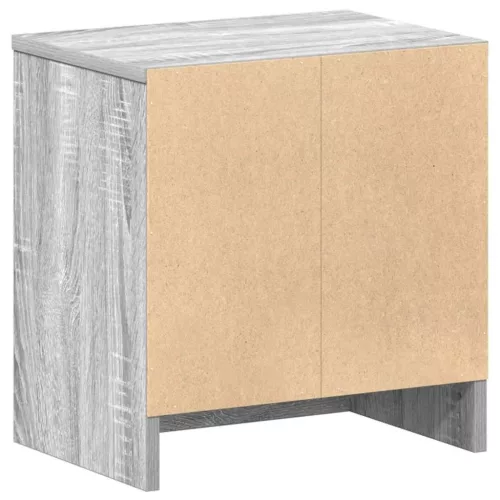  szürke sonoma színű éjjeliszekrény fiókkal 39x28x41 cm