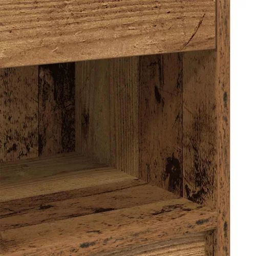  antik fa színű éjjeliszekrény fiókkal 39x28x41 cm