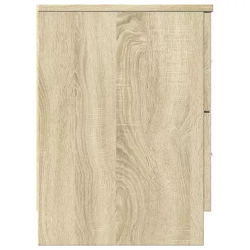  sonoma tölgy színű éjjeliszekrény 2 fiókkal 40x36x50 cm