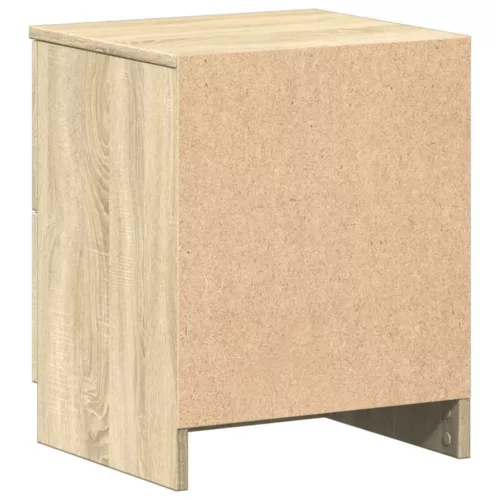  sonoma tölgy színű éjjeliszekrény 2 fiókkal 40x36x50 cm