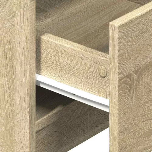  sonoma tölgy színű éjjeliszekrény 2 fiókkal 40x36x50 cm