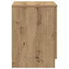  kézműves tölgy színű éjjeliszekrény 2 fiókkal 40x36x50 cm
