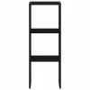  fekete tölgy szerelt fa könyvespolc halmozható 30 x 30 x 80 cm