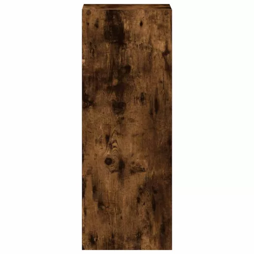  füstös tölgy szerelt fa könyvespolc halmozható 30 x 30 x 80 cm