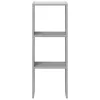  szürke sonoma szerelt fa könyvespolc halmozható 30 x 30 x 80 cm