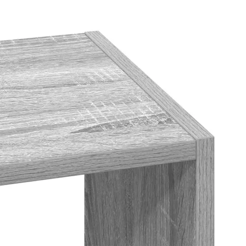  szürke sonoma szerelt fa könyvespolc halmozható 30 x 30 x 80 cm