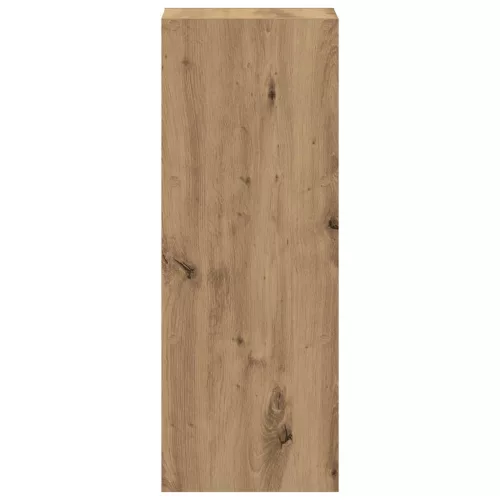  kézműves tölgy szerelt fa könyvespolc halmozható 30x30x80 cm