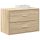 szekrény 2 fiókkal Sonoma tölgy 60x31x40 cm gépi forgácsolt fa