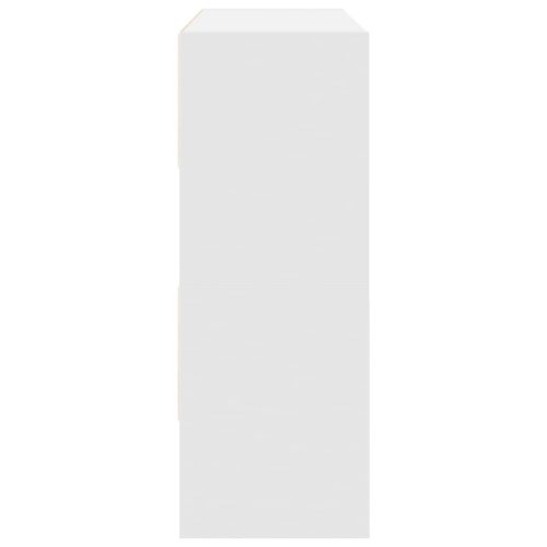  cipőtartó állványok 2 db egymásba rakható fehér 89,5x30x40 cm