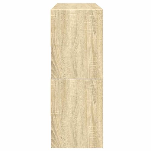  cipőtartók 2 db egymásba rakható Sonoma tölgy 89,5x30x40 cm