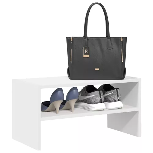  fehér cipőtartó állvány halmozható 60 x 30 x 30,5 cm